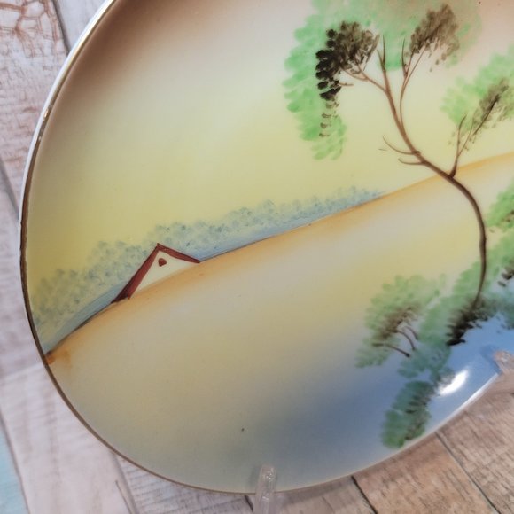Set of 3 Vintage Meito China Hand Painted 6 Inch Plates Made in Japan - Picture 5 of 9